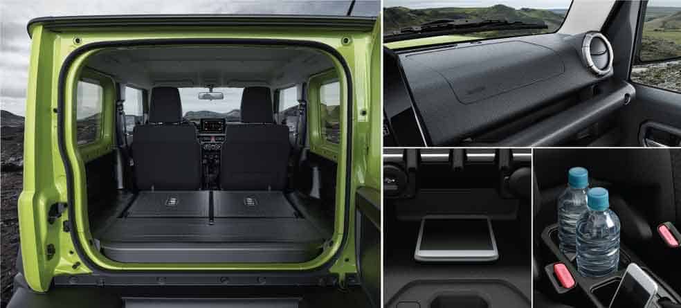 Jimny Cargo Space & Interior Storage - Suzuki